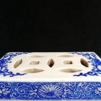 Antique Qing Dynasty Chinese Blue & White Opium Pillow (6 of 7) Antique Qing Dynasty Chinese Blue & White Opium Pillow (6 of 7)