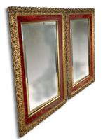 Pair of Carved Giltwood Mirrors (3 of 5) Pair of Carved Giltwood Mirrors (3 of 5)