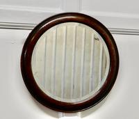 19th Century Round Oak Wall Mirror (2 of 3) 19th Century Round Oak Wall Mirror (2 of 3)