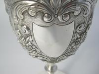 Edwardian Silver Goblet with Knobbed Stem & Plain Splayed Circular Foot (3 of 6) Edwardian Silver Goblet with Knobbed Stem & Plain Splayed Circular Foot (3 of 6)