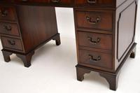 Georgian Style Mahogany Leather Top Pedestal Desk (6 of 10) Georgian Style Mahogany Leather Top Pedestal Desk (6 of 10)