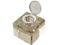 Cut Glass & Sterling Silver Desk Inkwell - Antique Victorian (5 of 9) Cut Glass & Sterling Silver Desk Inkwell - Antique Victorian (5 of 9)