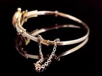 Antique Victorian Citrine & Pearl Bangle, 9ct Gold (8 of 14) Antique Victorian Citrine & Pearl Bangle, 9ct Gold (8 of 14)