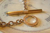 Antique Pocket Watch Chain 1890s Victorian 10ct Rose Gold Filled Albert With Key T Bar (8 of 12) Antique Pocket Watch Chain 1890s Victorian 10ct Rose Gold Filled Albert With Key T Bar (8 of 12)