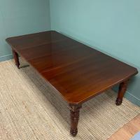 Large Victorian Walnut Antique Extending Dining Table (2 of 7) Large Victorian Walnut Antique Extending Dining Table (2 of 7)