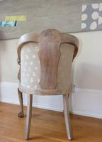 Pair of Late 19th Century French Part Upholstered Painted Tub Chairs (21 of 23) Pair of Late 19th Century French Part Upholstered Painted Tub Chairs (21 of 23)