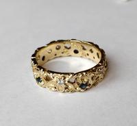 Franklin Mint 14ct Gold Eternity Ring Sapphires and Diamonds (2 of 8) Franklin Mint 14ct Gold Eternity Ring Sapphires and Diamonds (2 of 8)