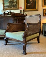 19th Century Antique Mahogany Upholstered 3 Piece Bergere Sofa Suite Armchairs Settee (8 of 15) 19th Century Antique Mahogany Upholstered 3 Piece Bergere Sofa Suite Armchairs Settee (8 of 15)