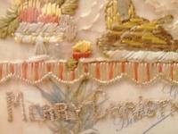 Early 20th century embroidered silk greetings cards (5 of 16) Early 20th century embroidered silk greetings cards (5 of 16)