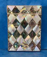 Victorian Abalone & Mother of Pearl Card Case (9 of 15) Victorian Abalone & Mother of Pearl Card Case (9 of 15)