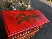 Antique Lacquered Chinoiserie Chest of Drawers (6 of 11) Antique Lacquered Chinoiserie Chest of Drawers (6 of 11)