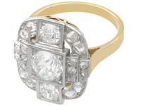 2.65ct Diamond & 18ct Yellow Gold, Platinum Set Dress Ring - French c.1925 (4 of 9) 2.65ct Diamond & 18ct Yellow Gold, Platinum Set Dress Ring - French c.1925 (4 of 9)