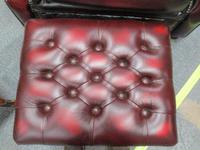 Red Leather Chesterfield Stool (2 of 2) Red Leather Chesterfield Stool (2 of 2)