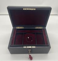 Victorian Leather Fitted Jewellery Box (9 of 12) Victorian Leather Fitted Jewellery Box (9 of 12)