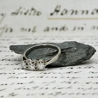 The Antique Old European Cut Three Diamond Ring (5 of 6) The Antique Old European Cut Three Diamond Ring (5 of 6)