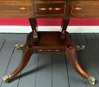 Exceptional Regency Period Rosewood Inlaid Fold-over Occasional Card Games Table (12 of 14) Exceptional Regency Period Rosewood Inlaid Fold-over Occasional Card Games Table (12 of 14)