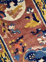 Antique Chinese Ningxia Rug 1.61m x 0.74m (6 of 9) Antique Chinese Ningxia Rug 1.61m x 0.74m (6 of 9)