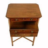 Georgian Mahogany Two Drawer Lamp Table (3 of 8) Georgian Mahogany Two Drawer Lamp Table (3 of 8)
