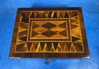 George III Rosewood Tunbridge Ware Box with Specimen Wood Inlay (2 of 15) George III Rosewood Tunbridge Ware Box with Specimen Wood Inlay (2 of 15)