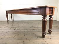 Long Victorian Mahogany Hall Bench (10 of 11) Long Victorian Mahogany Hall Bench (10 of 11)
