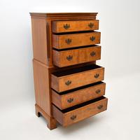Antique Burr Walnut Chest on Chest of Drawers (8 of 11) Antique Burr Walnut Chest on Chest of Drawers (8 of 11)