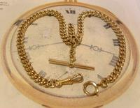 Antique Pocket Watch Chain 1890 Victorian 12ct Rose Gold Filled Albert With T Bar (2 of 12) Antique Pocket Watch Chain 1890 Victorian 12ct Rose Gold Filled Albert With T Bar (2 of 12)