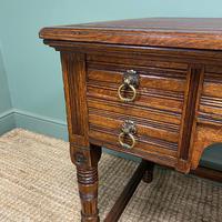 Stunning Victorian Gillows Antique Oak Writing Desk (2 of 9) Stunning Victorian Gillows Antique Oak Writing Desk (2 of 9)
