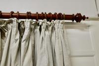 Very Long Victorian Mahogany Curtain Pole with Rings (5 of 8) Very Long Victorian Mahogany Curtain Pole with Rings (5 of 8)