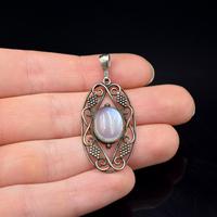 Vintage Moonstone Sterling Silver Drop Pendant Arts & Crafts (10 of 10) Vintage Moonstone Sterling Silver Drop Pendant Arts & Crafts (10 of 10)