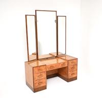Art Deco Satin Birch Dressing Table