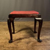 Early 18th Century Fruitwood Stool Early 18th Century Fruitwood Stool