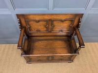 Jacobean Style Oak Monks Bench (6 of 14) Jacobean Style Oak Monks Bench (6 of 14)