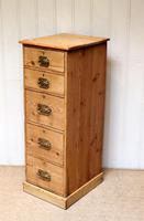 Tall Slim Pine Chest of Drawers (7 of 10) Tall Slim Pine Chest of Drawers (7 of 10)