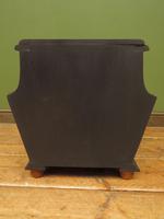 Small Black Painted Chest with Cupboard and Magazine Racks, Sofa Table (12 of 15) Small Black Painted Chest with Cupboard and Magazine Racks, Sofa Table (12 of 15)