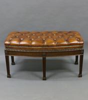 Hepplewhite Revival Bow-fronted Stool (6 of 6) Hepplewhite Revival Bow-fronted Stool (6 of 6)