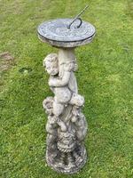 Large' Victorian Style' 3 Cherubs Stone Sundial Fairy Brass Top Timepiece (2 of 29) Large' Victorian Style' 3 Cherubs Stone Sundial Fairy Brass Top Timepiece (2 of 29)