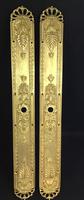 Pair of Outstanding Antique Cast Gilt Brass Door Escutcheons & Handles (7 of 7) Pair of Outstanding Antique Cast Gilt Brass Door Escutcheons & Handles (7 of 7)