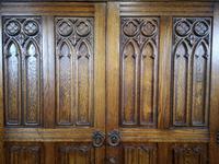 Carved Oak Linen Fold Wardrobe (4 of 10) Carved Oak Linen Fold Wardrobe (4 of 10)