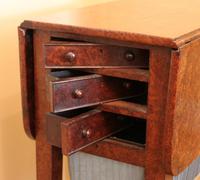Regency Burr Yew Work Table (6 of 9) Regency Burr Yew Work Table (6 of 9)