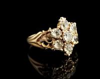Antique Victorian Topaz Cluster Ring, 18ct Gold (3 of 11) Antique Victorian Topaz Cluster Ring, 18ct Gold (3 of 11)