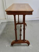 Elegant Victorian Arts & Crafts Birch and Mahogany Side Table (5 of 8) Elegant Victorian Arts & Crafts Birch and Mahogany Side Table (5 of 8)