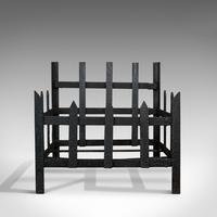 Antique Fire Basket, Wrought Iron, Firewood, Log Burner, Grate, Victorian, 1900 (2 of 8) Antique Fire Basket, Wrought Iron, Firewood, Log Burner, Grate, Victorian, 1900 (2 of 8)
