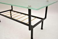 1960’s Vintage French Glass & Steel Coffee Table (5 of 7) 1960’s Vintage French Glass & Steel Coffee Table (5 of 7)
