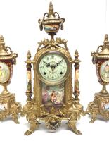 Vintage Sevres Mantel Clock Garniture 8 Day Striking Ormolu Mantel Clock (3 of 14) Vintage Sevres Mantel Clock Garniture 8 Day Striking Ormolu Mantel Clock (3 of 14)
