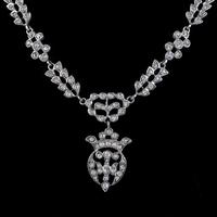 Antique Victorian French Saint Esprit Paste Necklace Sterling Silver Circa 1850 (8 of 8) Antique Victorian French Saint Esprit Paste Necklace Sterling Silver Circa 1850 (8 of 8)