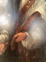 Antique Re-Raphaelite oil painting portrait of a young man with violin (2 of 2) (6 of 10) Antique Re-Raphaelite oil painting portrait of a young man with violin (2 of 2) (6 of 10)