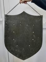 19th Century French Arts and Crafts Hand Made Curved Steel Shield (4 of 5) 19th Century French Arts and Crafts Hand Made Curved Steel Shield (4 of 5)