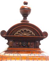German Carved-Oak 8-Day Mantel Clock by Junghans (11 of 13) German Carved-Oak 8-Day Mantel Clock by Junghans (11 of 13)