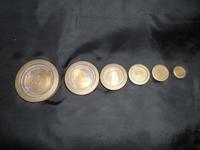Brass Shop Weights. Ranging from 4 Lb to 1 Oz (2 of 5) Brass Shop Weights. Ranging from 4 Lb to 1 Oz (2 of 5)