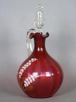 Victorian Hand Blown Cranberry Glass Decanter (4 of 5) Victorian Hand Blown Cranberry Glass Decanter (4 of 5)
